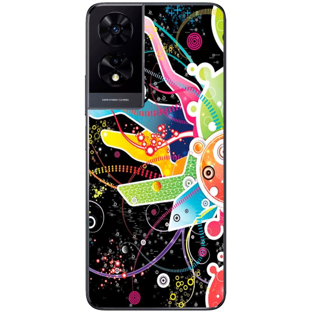 Capa Adesivo Skin058 Verso Para TCL 505