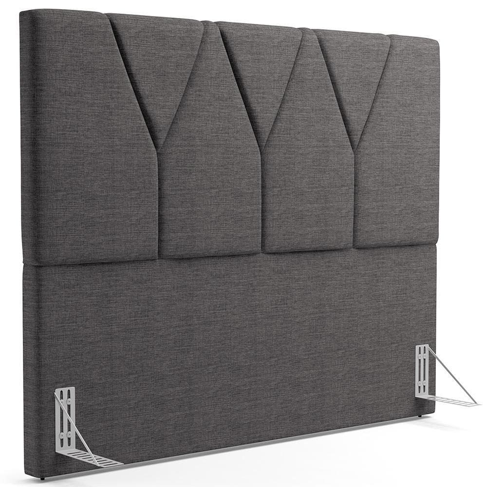 Cabeceira Queen 160cm Aurora W01 Cinza Escuro