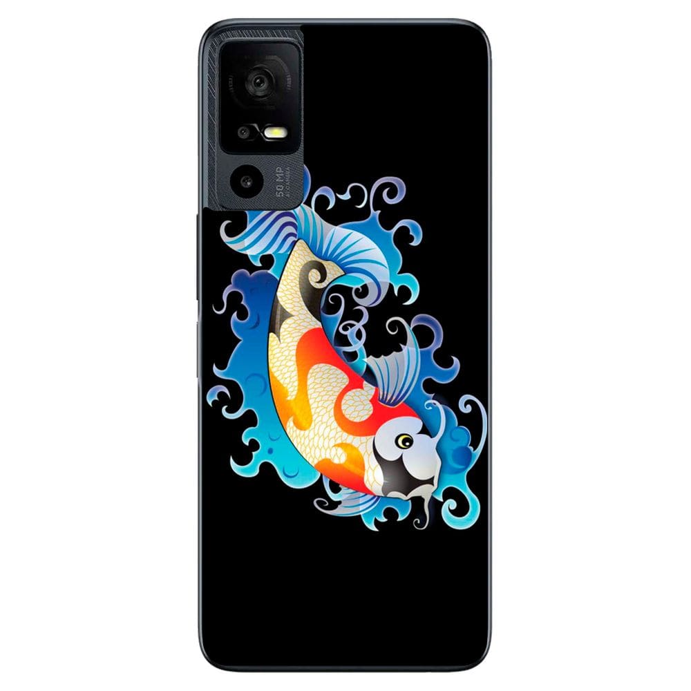 Capa Adesivo Skin053 Verso Para TCL 40R 5G