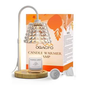 Lâmpada de aquecimento de velas OGACFO com temporizador e altura ajustável