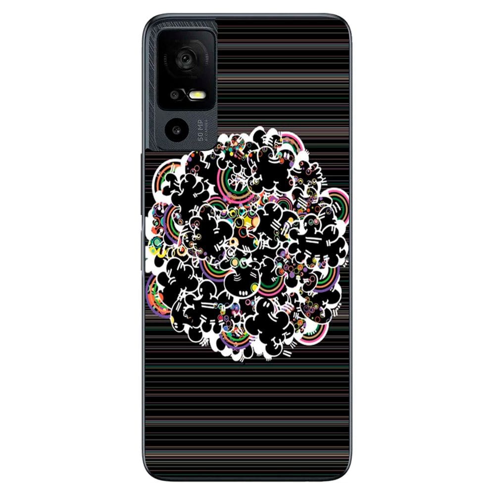 Capa Adesivo Skin110 Verso Para TCL 40R 5G