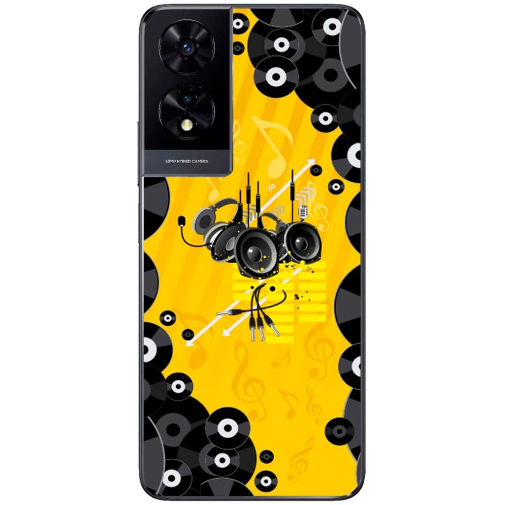 Capa Adesivo Skin354 Verso Para TCL 505