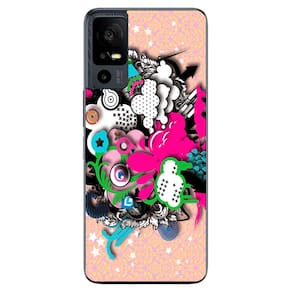 Capa Adesivo Skin104 Verso Para TCL 40R 5G
