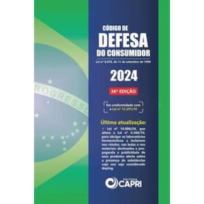 Codigo De Defesa Do Consumidor 2024 - 36ª Ed