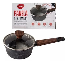 Panela Antiaderente De Alumínio Indução 2.500ml Baquelite