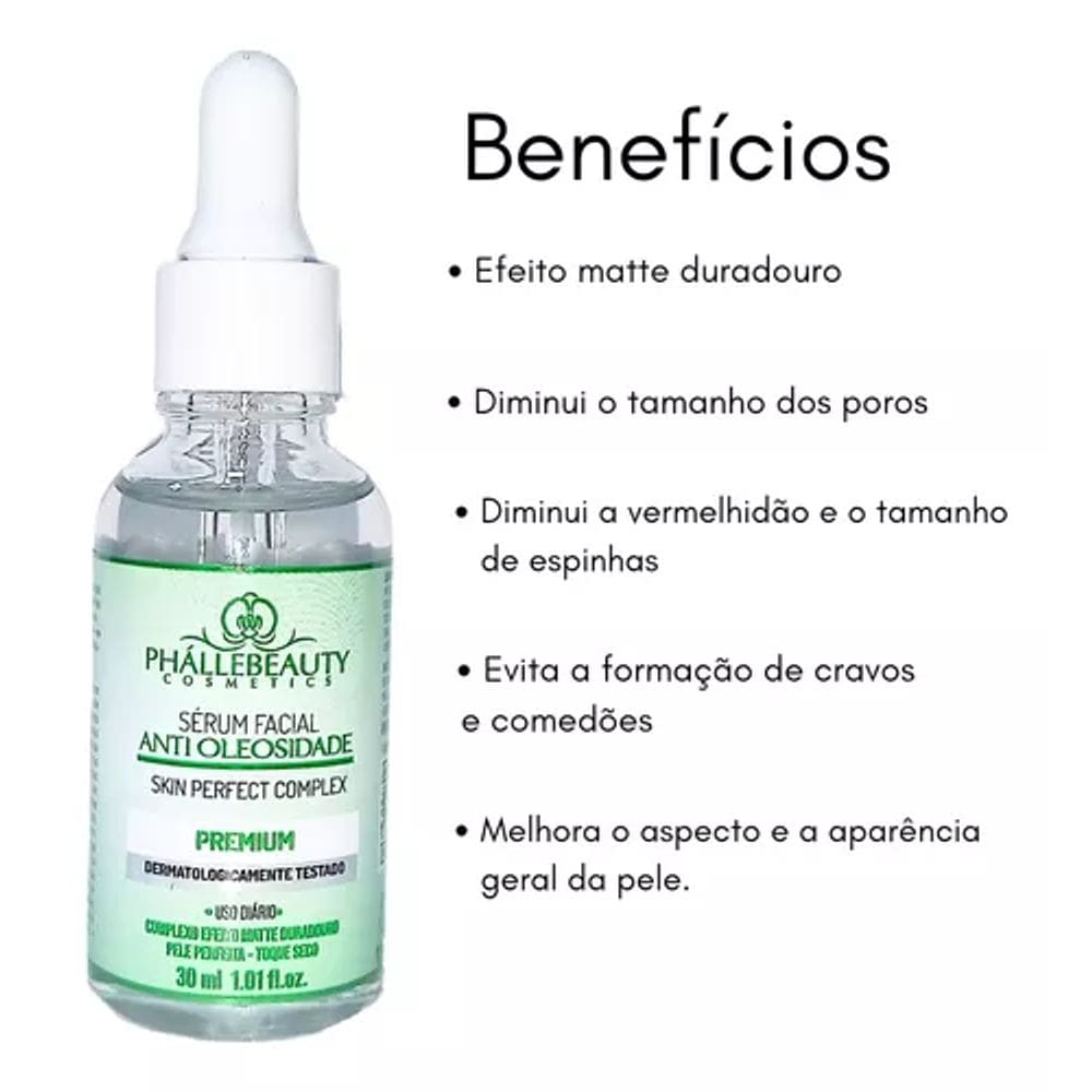 Sérum facial antioleosidade Phállebeauty