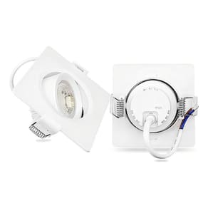 Spot Mini Quadrado Embutir Led 3w Quente 3000k Ourolux Cor Branco Quente 3.000k Bivolt