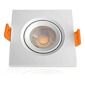 Superled Spot Quadrado 5W 3000K Branco, 45mm x 95mm x 95mm