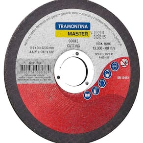 Disco De Corte 4.1/2´´ Tramontina Para Aços E Metais