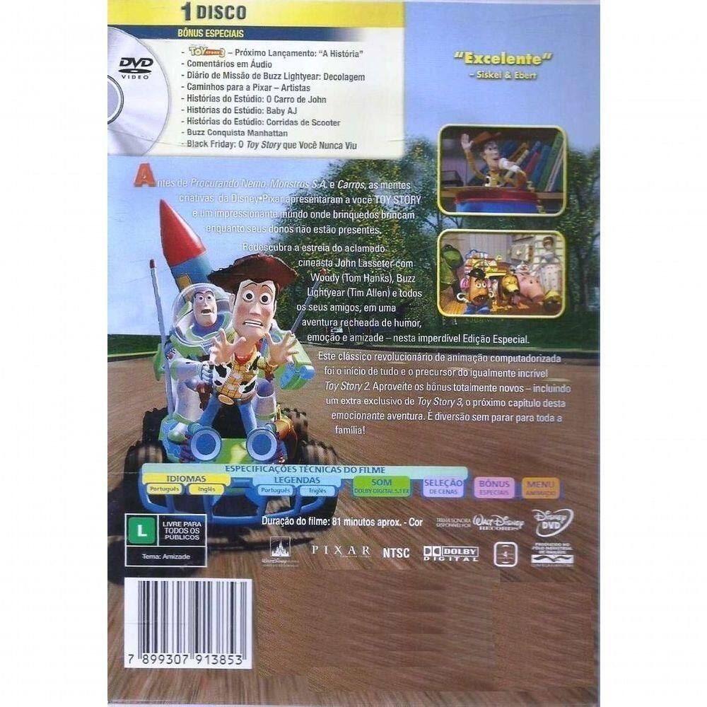 Dvd Disney Pixar - Toy Story Edição | Casas Bahia