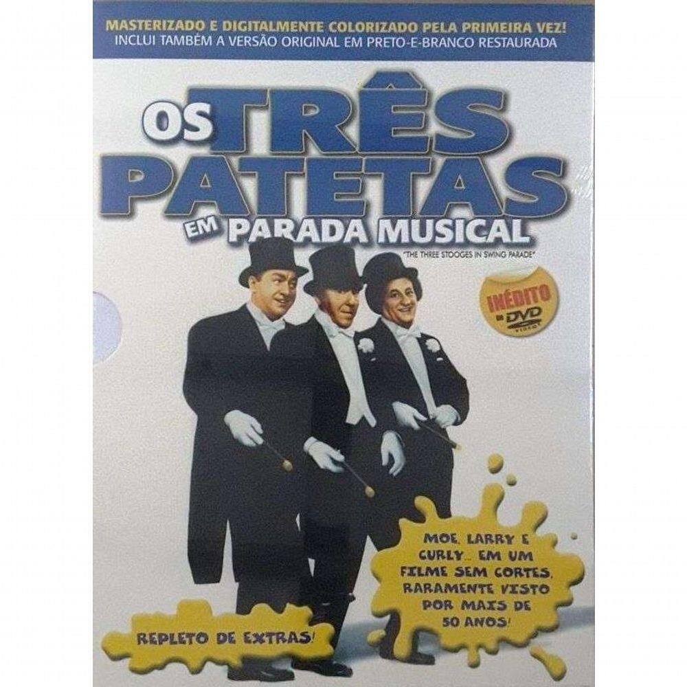 Dvd Os Três Patetas Em Parada | Casas Bahia