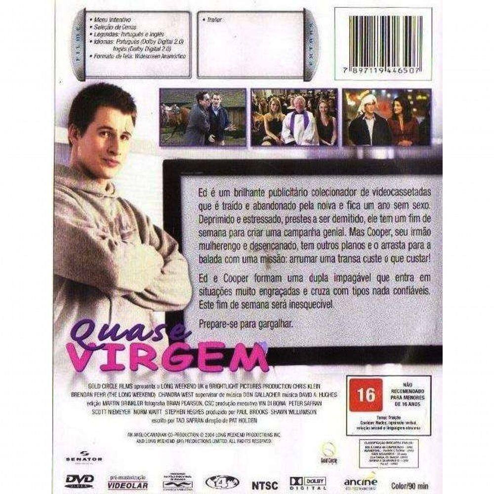 Dvd Quase Virgem - Chris Klein E Brendan | Casas Bahia