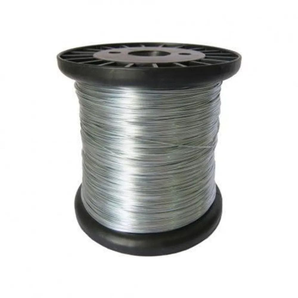 Rolo Fio Arame Aço Inox 1,20mm Para Cerca Elétrica 99m Industrial e Comum