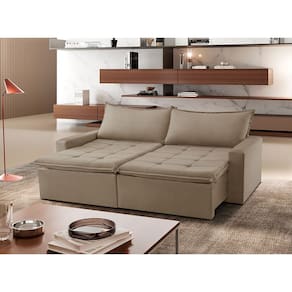 Sofa Cama e Reclinavel Imperatriz 2,20m 04 Lugares Txr