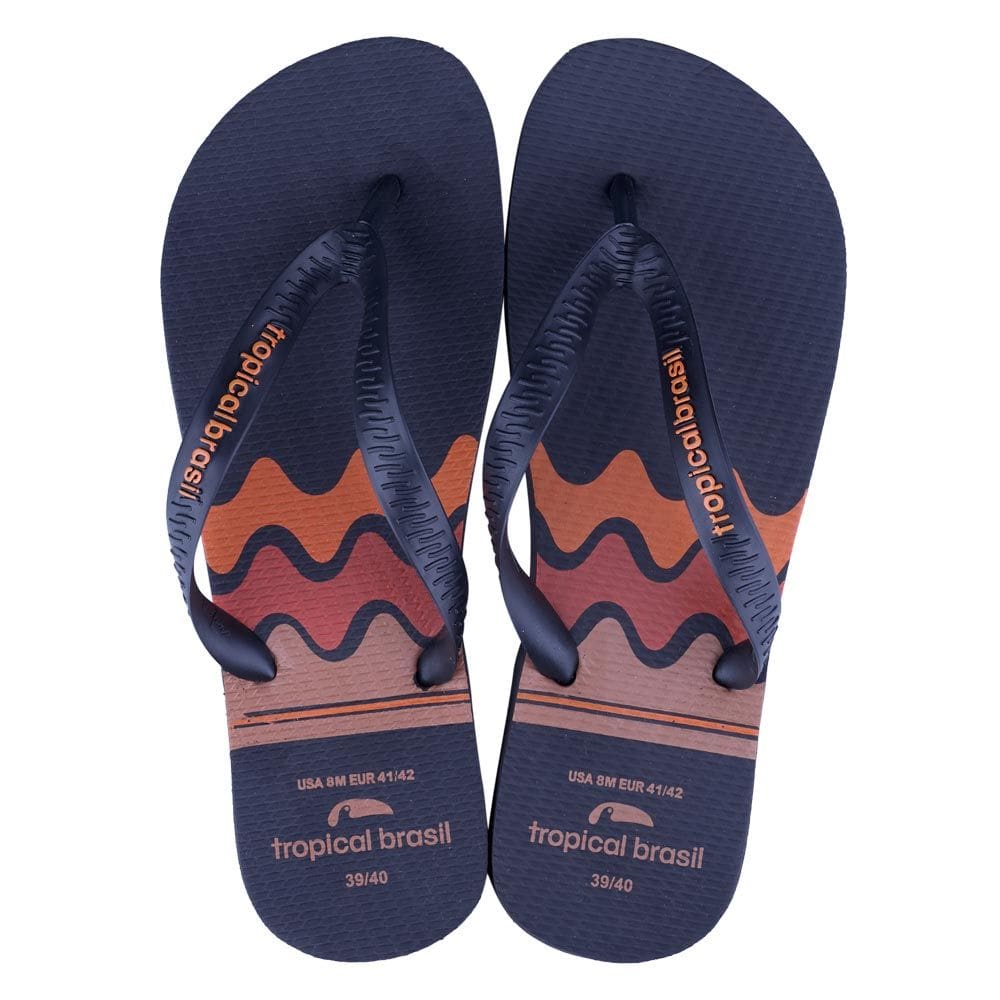 Chinelo Masculino Preto 39/40 Tropical TB3124