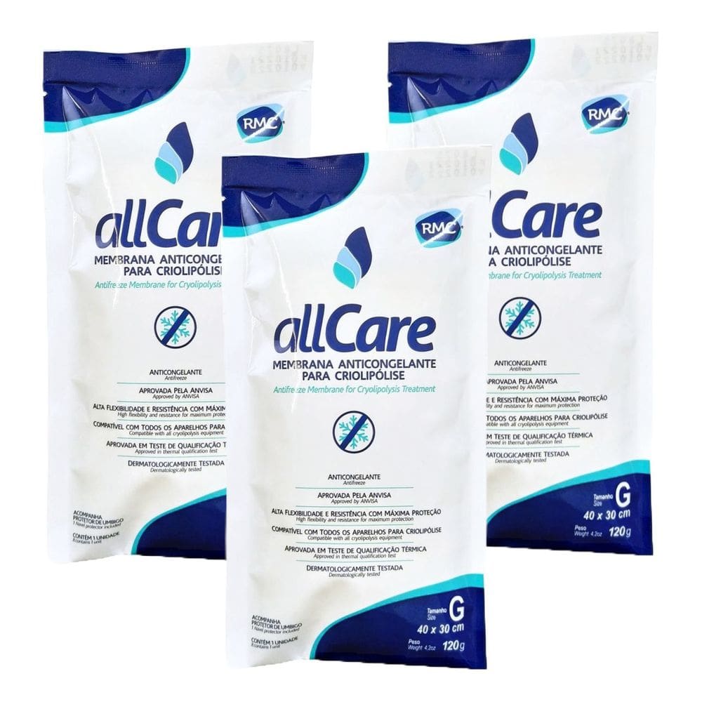 Kit 3- Membrana Anticongelante Para Criolipólise Tam G