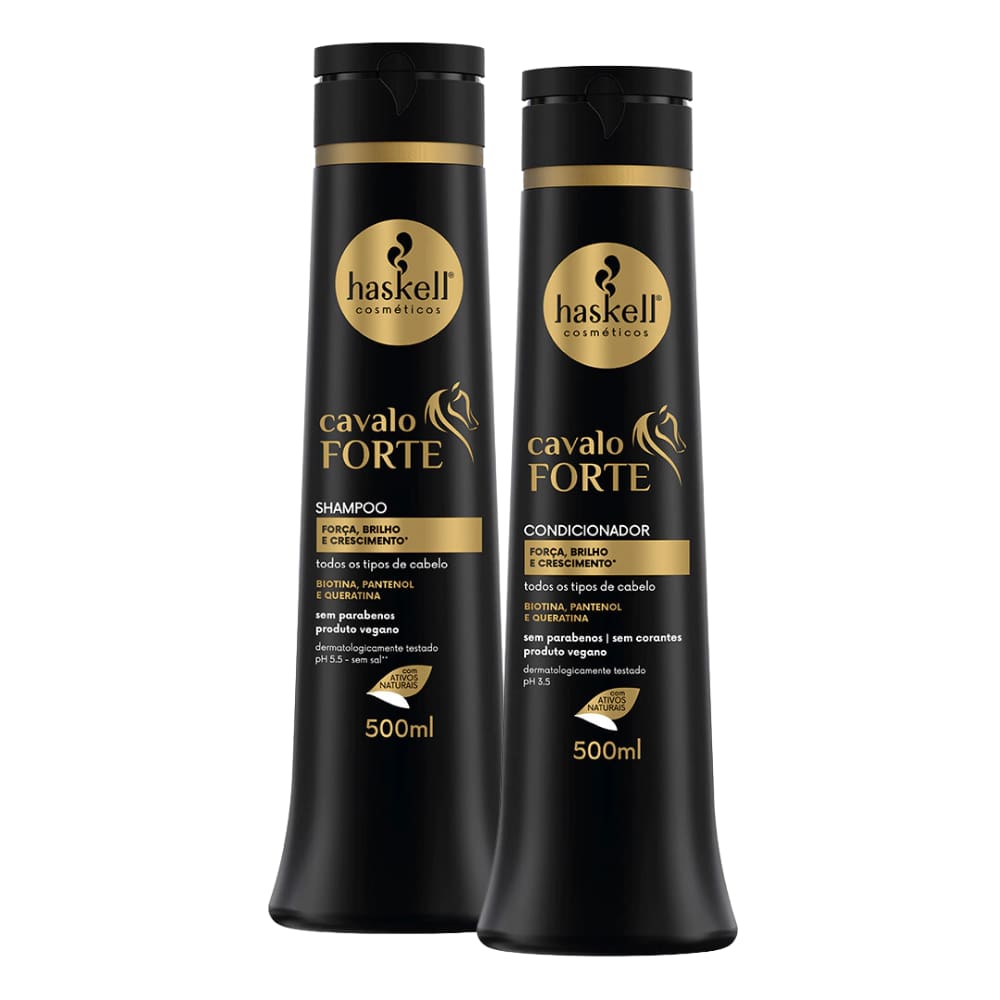 Shampoo e Condicionador Cavalo Forte Haskell 500ml