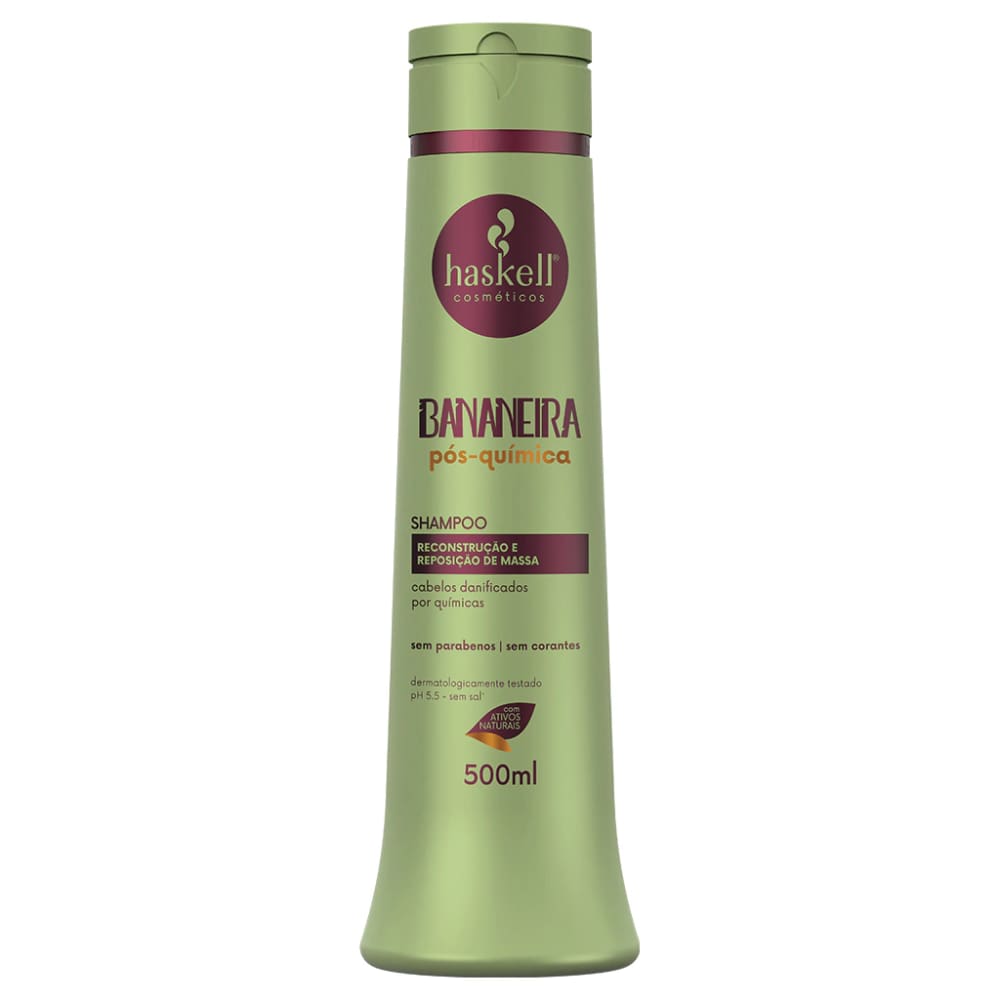 Shampoo Haskell Bananeira Pós-Química 500ml