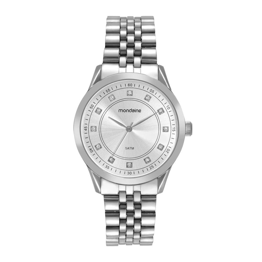 Relogio Mondaine Feminino Ref: 99763l0mvne1 Casual Prateado