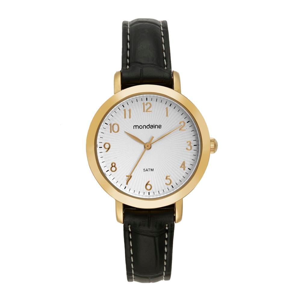 Relogio Mondaine Feminino Ref: 99756lpmvdh1 Casual Dourado