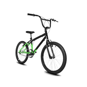 Bicicleta Infantil Passeio Aro 20 KOG CrossX Freio V-Brake Cor:Verde Degrade + Preto