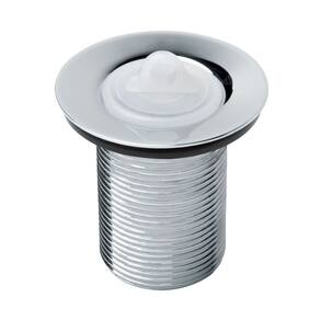 Válvula de Escoamento para Tanque 1.1/4" sem Ladrão com Tampa Plástica Complementos Cromado