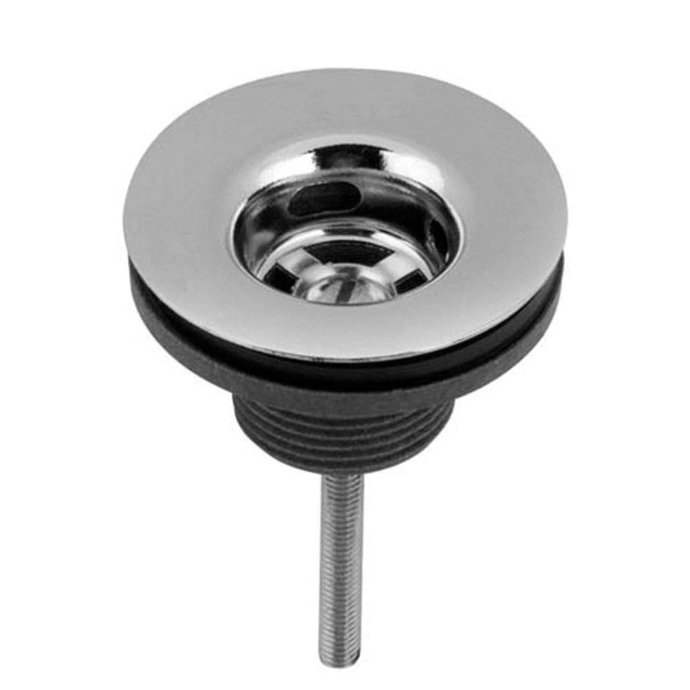 Válvula de Escoamento Universal para Lavatório 7/8” com Tampa Plástica Complementos Cromado