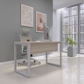 Mesa Madeira 134cm X 60cm M134/60p25 Nogueira/Cinza