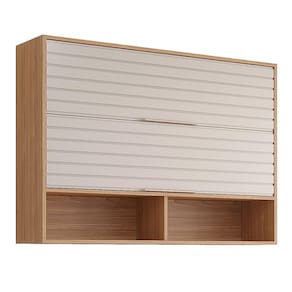 Armário Aéreo Esplêndida 120cm 2 Portas Basculantes com Nichos - MGM