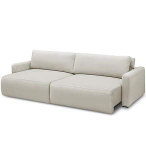 Sofá Retrátil Reclinável Para Sala De Estar Living 240cm Sevilha F04 Veludo Bege