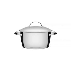 Caçarola Funda Tramontina Allegra Em Aço Inox Com Fundo Triplo 20 Cm 3,1 L Tramontina