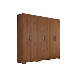 Guarda Roupa Casal 6 Portas E 3 Gavetas Clara Flex Avelã