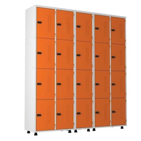 Armário Roupeiro Aço 20 Portas Academia Guarda Volume Trinco