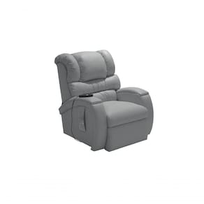 Poltrona Cadeira Imperial Reclinável Motorizada Corano Com Massageador E Lift Império Cinza