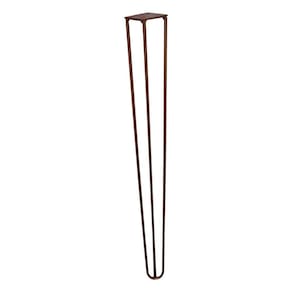 Kit 8 Pés De Metal 60 Cm Legs Mesa De Canto Aparador Bronze