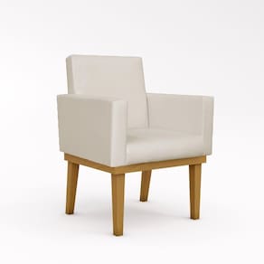 Kit 16 Poltronas Reforçadas Courino Salao De Festa Bege bege