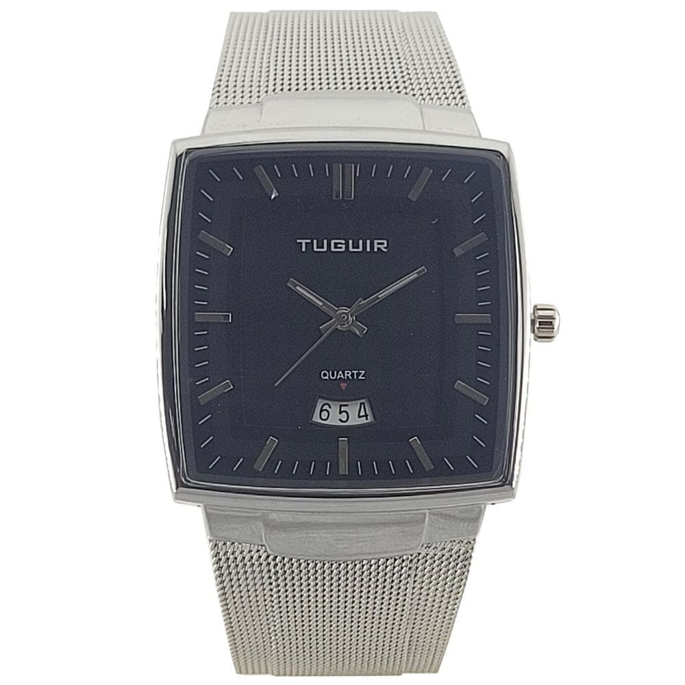 Relógio Masculino Tuguir Analógico TG30334 Prata e Preto