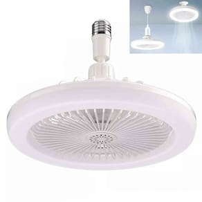 Ventilador Lâmpada de Teto Aromaterapia Led Ajustável Casa Apartamento Sala de Estar Controle 3 em 1 Quarto Branco Frio Quente