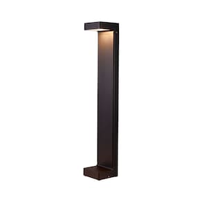 Luminária de Jardim Nordecor Elon 6490 60cm Led 5W Bivolt Preto 3000K Luz Amarela