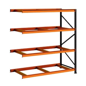Porta Pallet 2000 kg 1 Continuação 180x80 Com 4 Níveis Sem Bandejas MPP500 Amapá