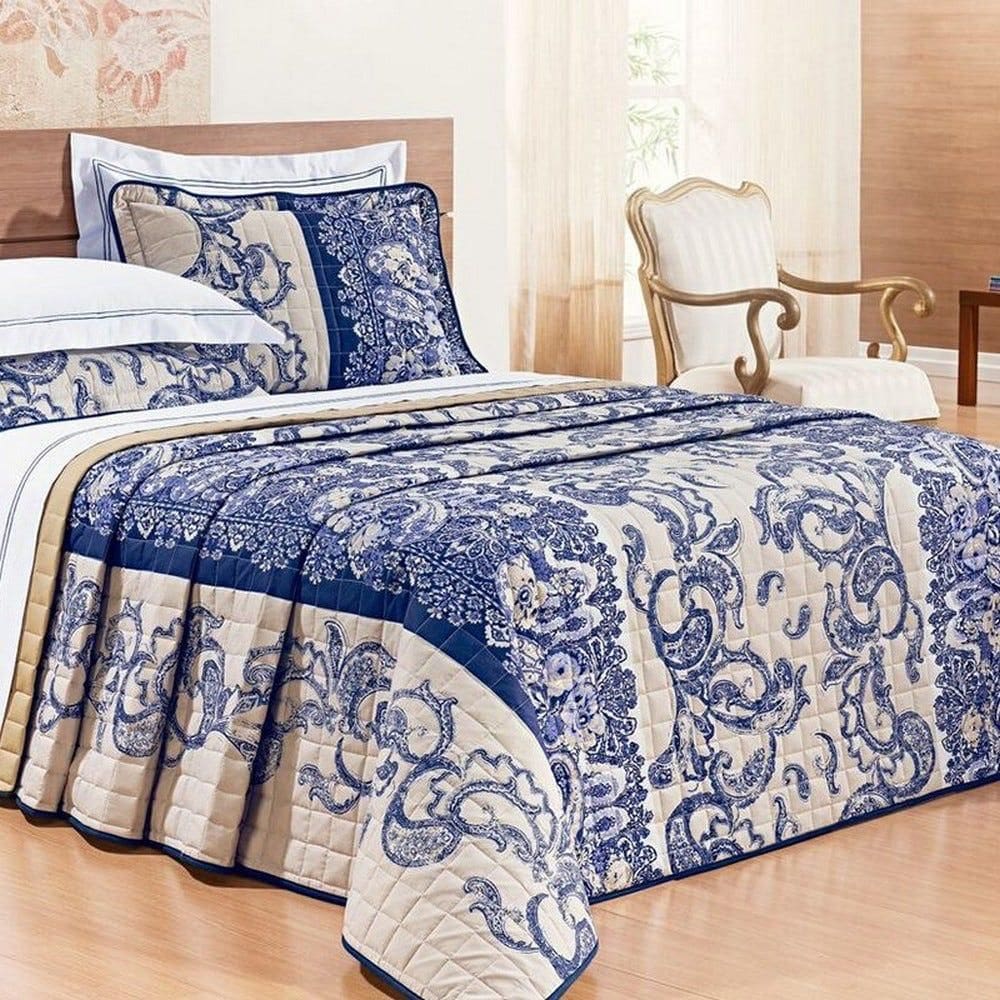 Cobre Leito 200 fios 3 Peças Bellagio 193x203cm
