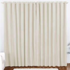 Cortina 4 Mts Sala Quarto Oxford Trilho Comum Baratissima Palha