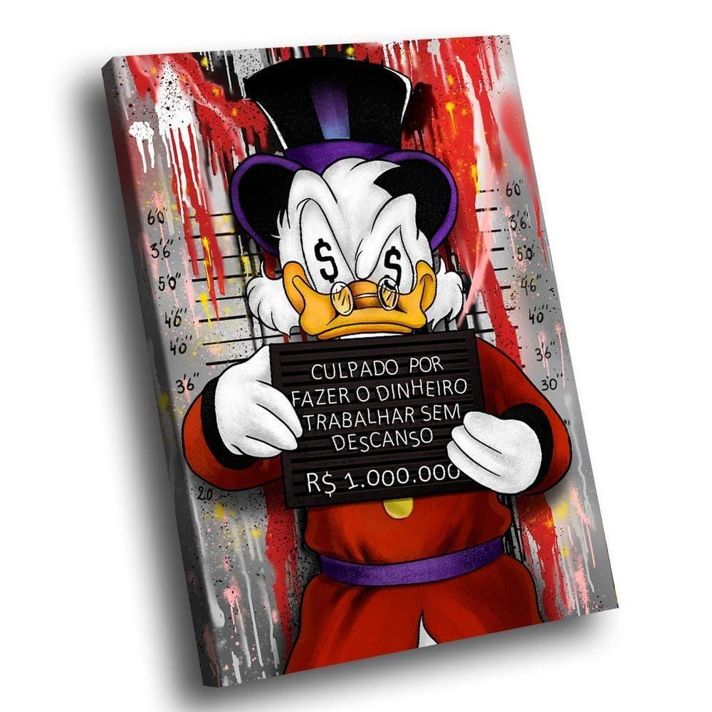 Quadro Tio Patinhas - Br Artes