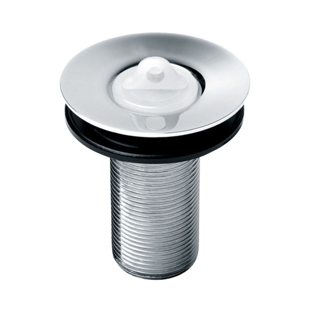 Válvula de Escoamento para Lavatorio 7/8" sem Ladrão com Tampa Plástica Complementos Cromado