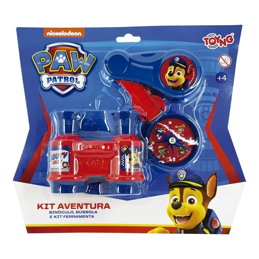 Kit Aventura Patrulha Canina com Acessórios - Toyng Kit Aventura Patrulha Canina com Acessórios - Pica Pau