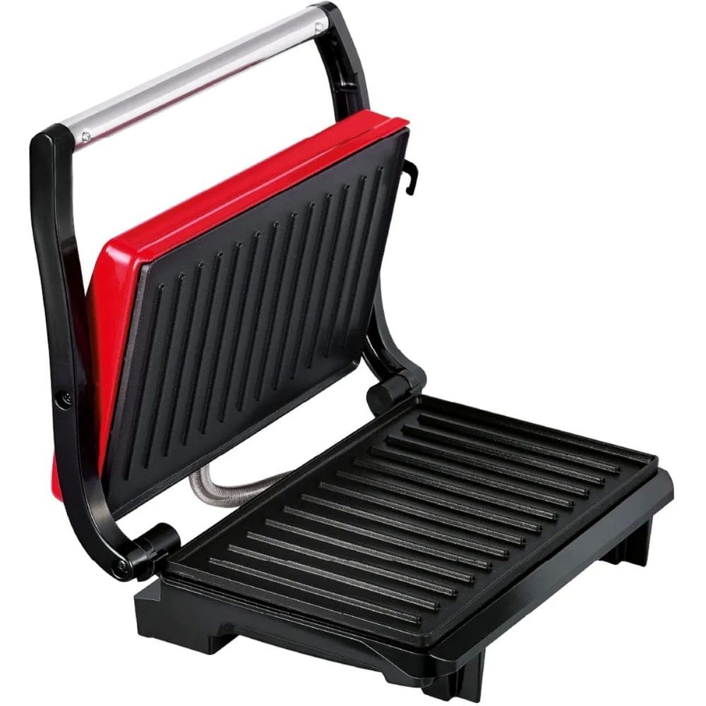 Sanduicheira Grill Compact Arno UNO Vermelho 2 Hambúrgueres Placas Antiaderentes 760W sw3315