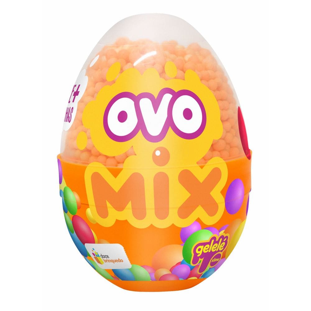 Ovo Mix Gelelé Slime + Bolinhas 