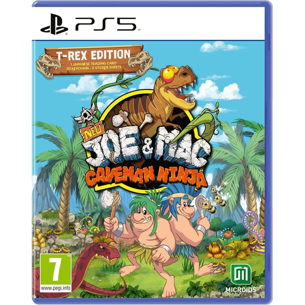 New Joe & Mac:Caveman Ninja-T-Rex Edition - PS5