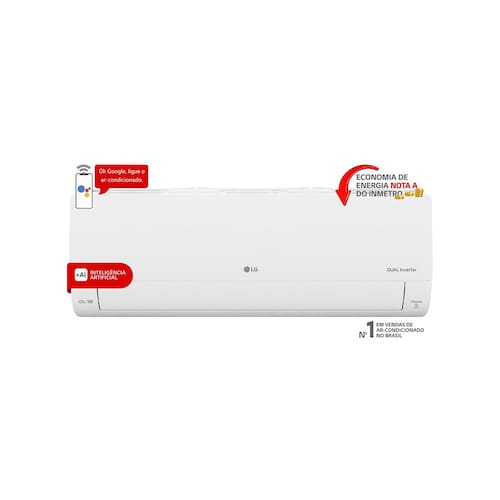 Ar-Condicionado LG Dual Inverter Voice +AI 9.000 BTU Quente/Frio - 220V