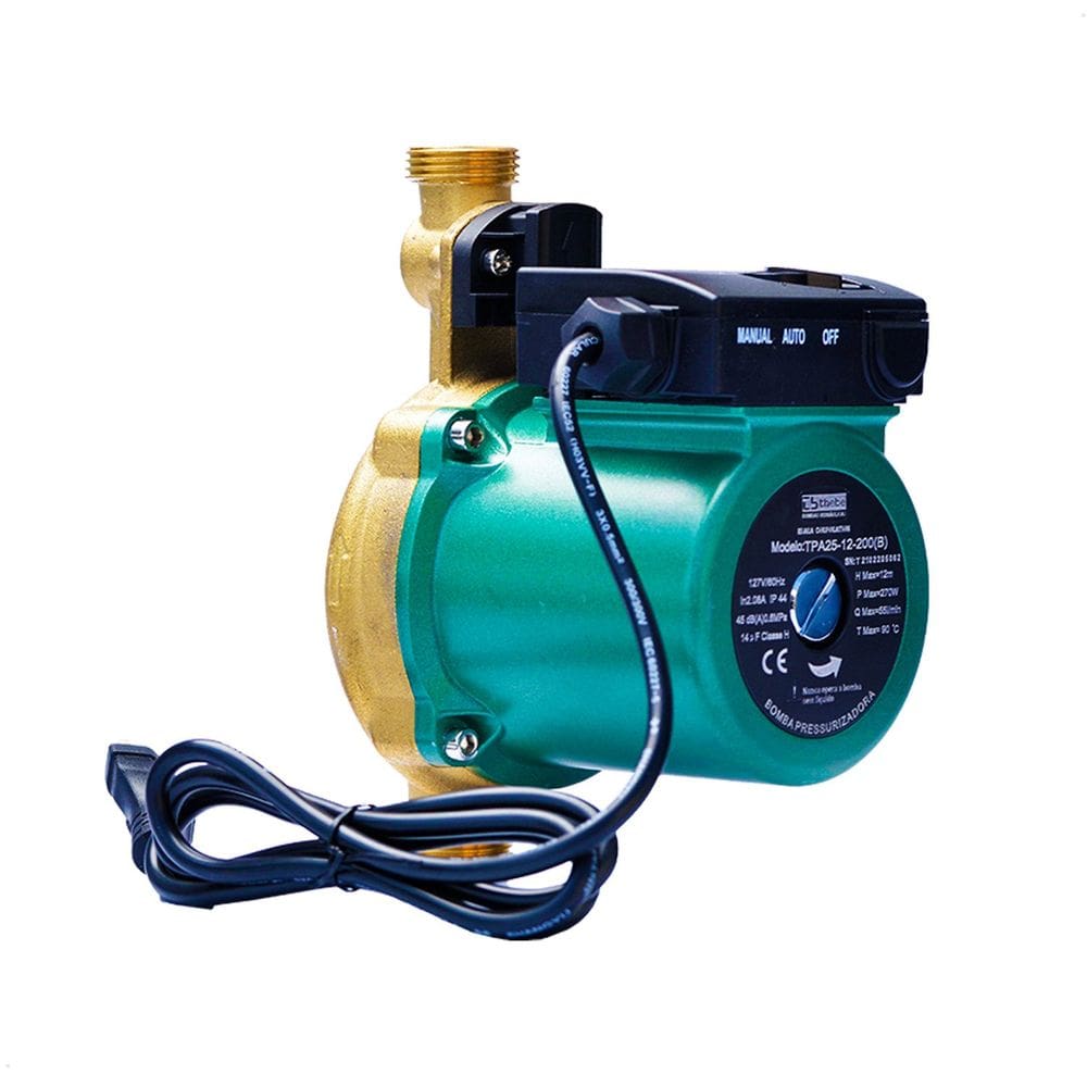 Bomba Monoestágio Tpa 25-12-200b Monofásico Motor Thebe 270w 127v